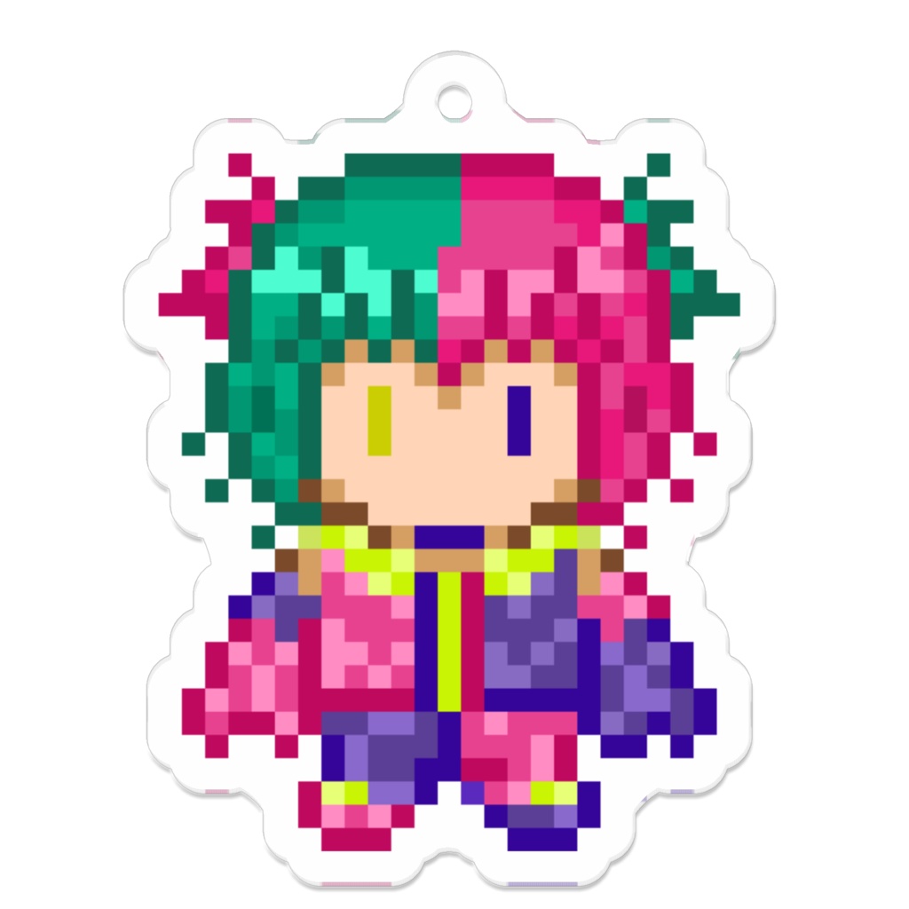 アーティ君ドット絵アクキー