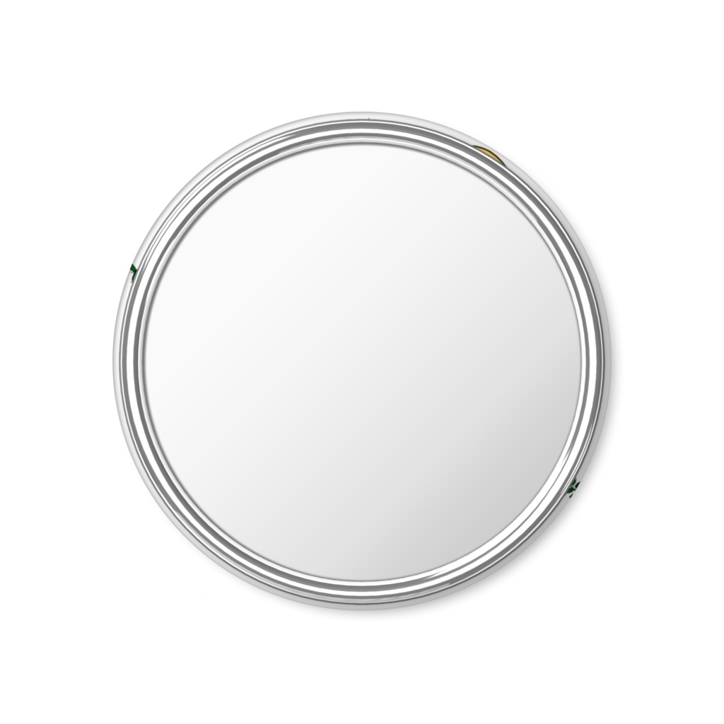 セキセイインコさん缶ミラー