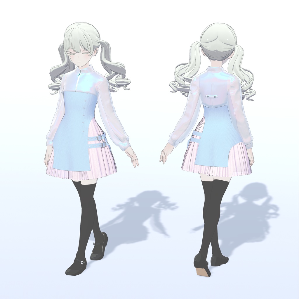 Brummellia 01【meltout】Grus対応 VRChat向け服飾モデル