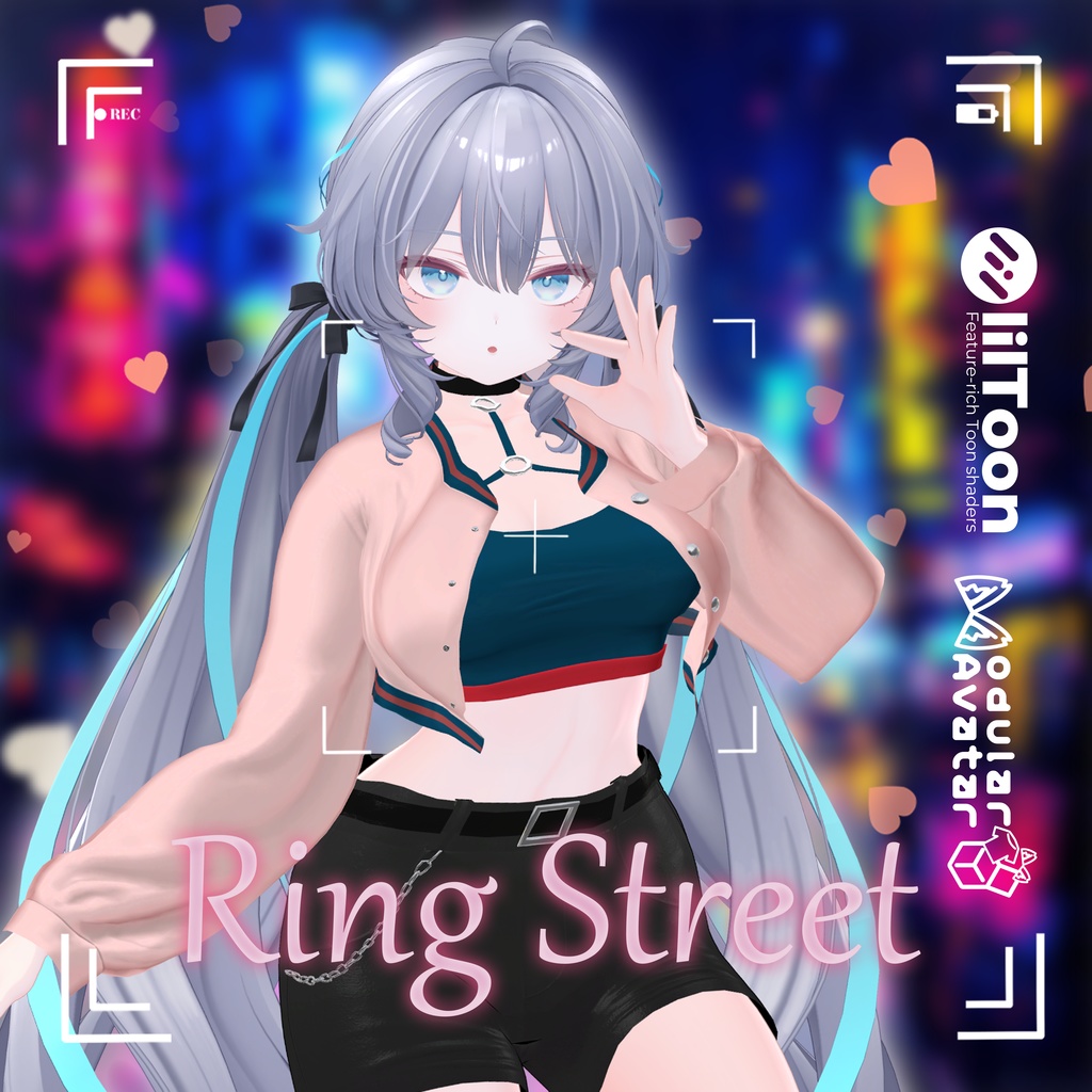 ✨SALE✨[10アバター対応 /VRChat] Ring Street