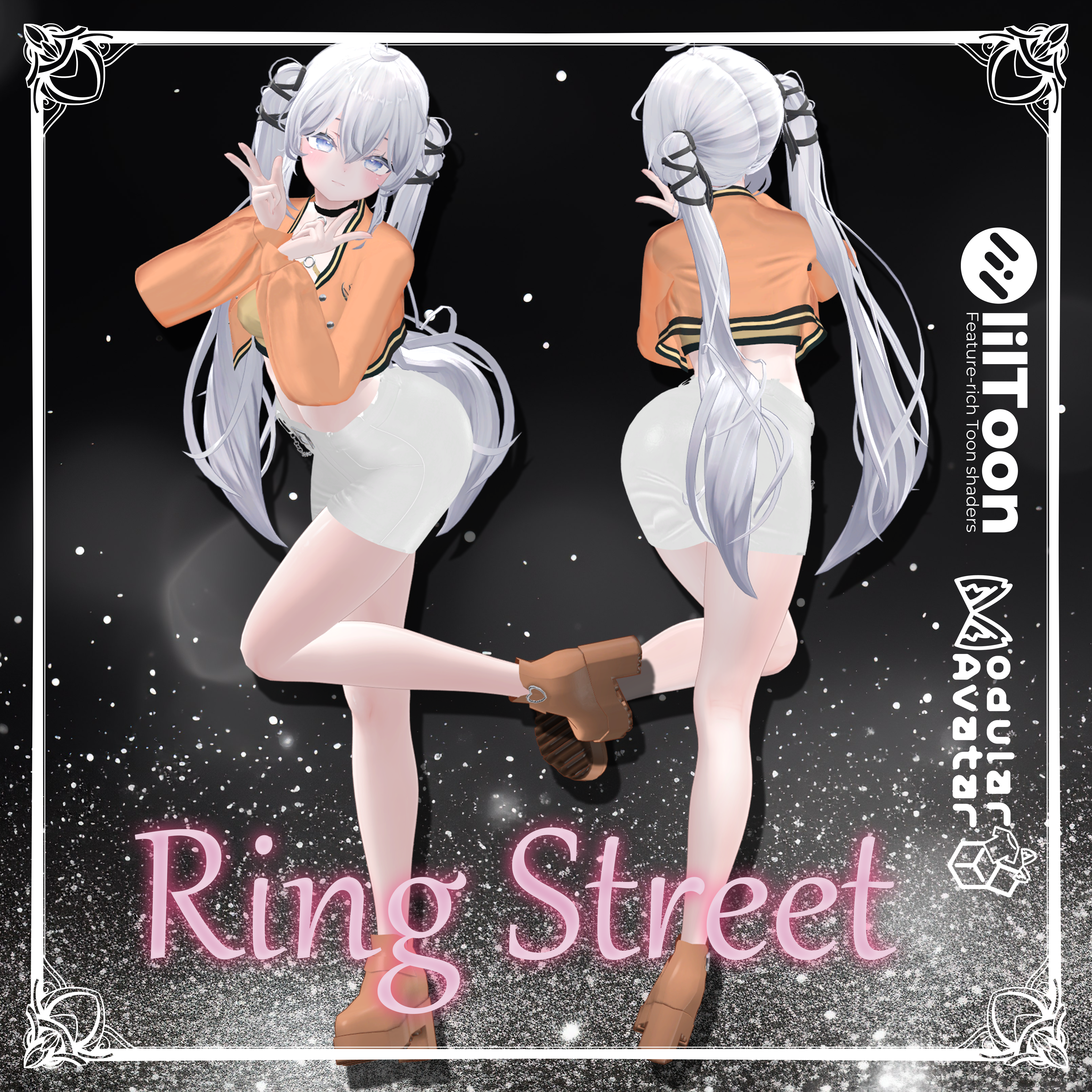 [10アバター対応 /VRChat] Ring Street - Moon's Studio - BOOTH