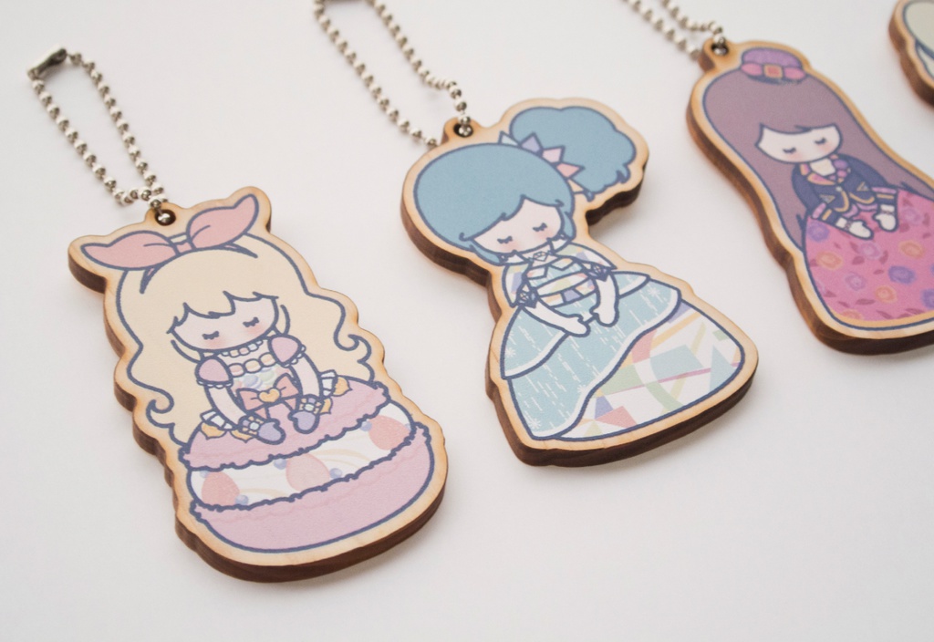 アイカツ!ウッドキーホルダー