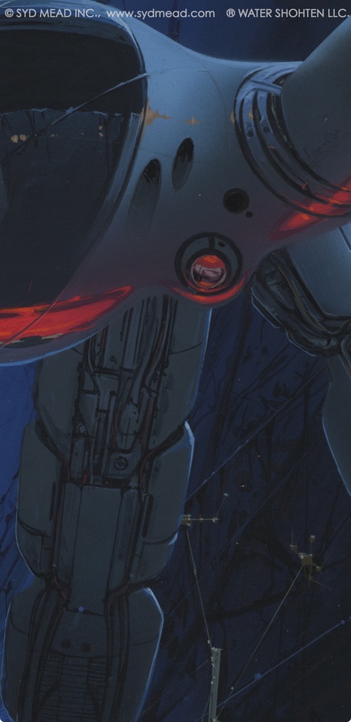 シド・ミード複製画 WALKER