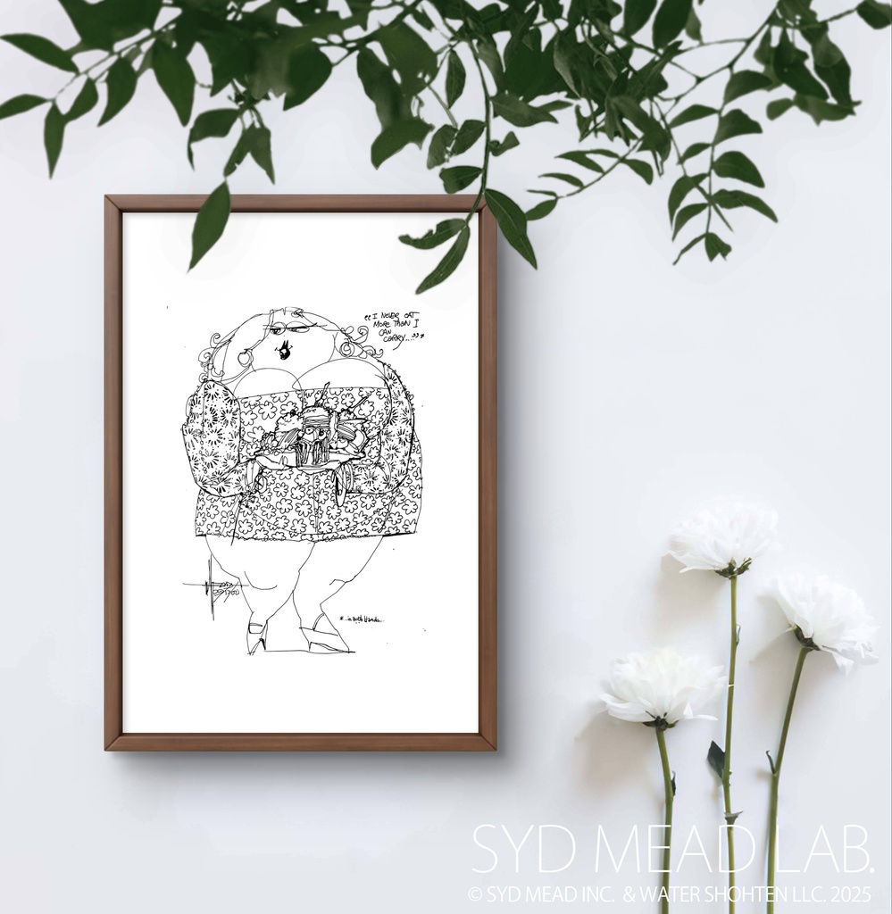 シドミード画 ビンテージCARTOONカード (新品/未開封) 3種