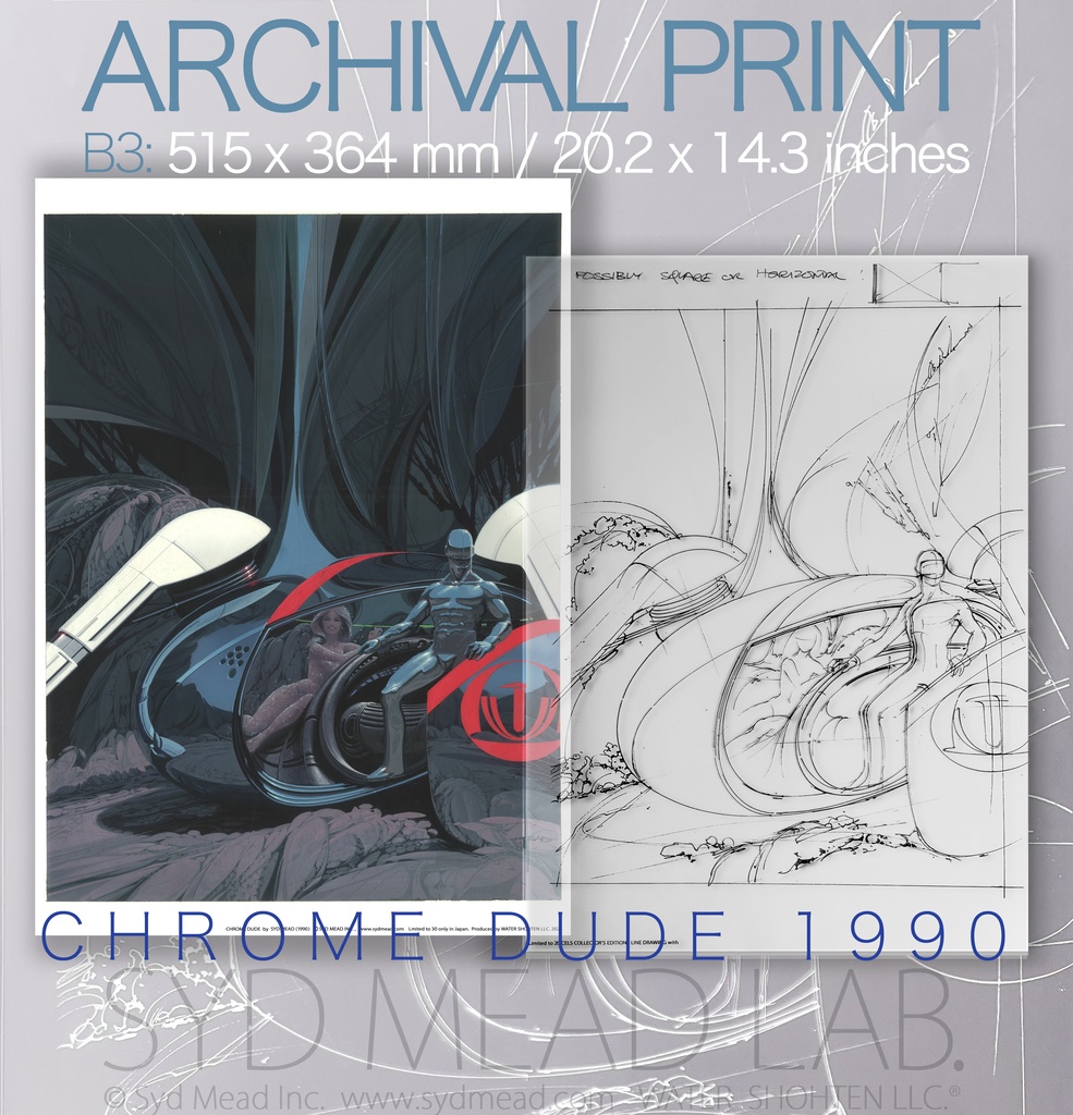 Chrome Dude (複製画＋透明セル) 2枚セット