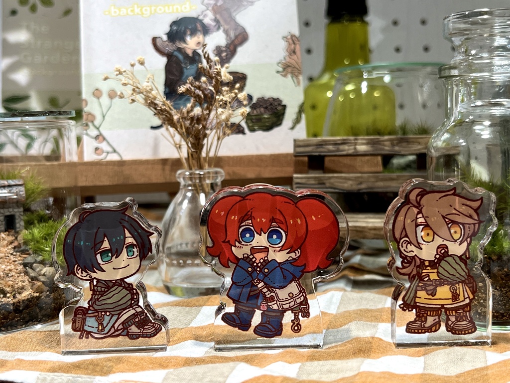 「きせきの庭」ミニアクリルフィギュア【全3種】