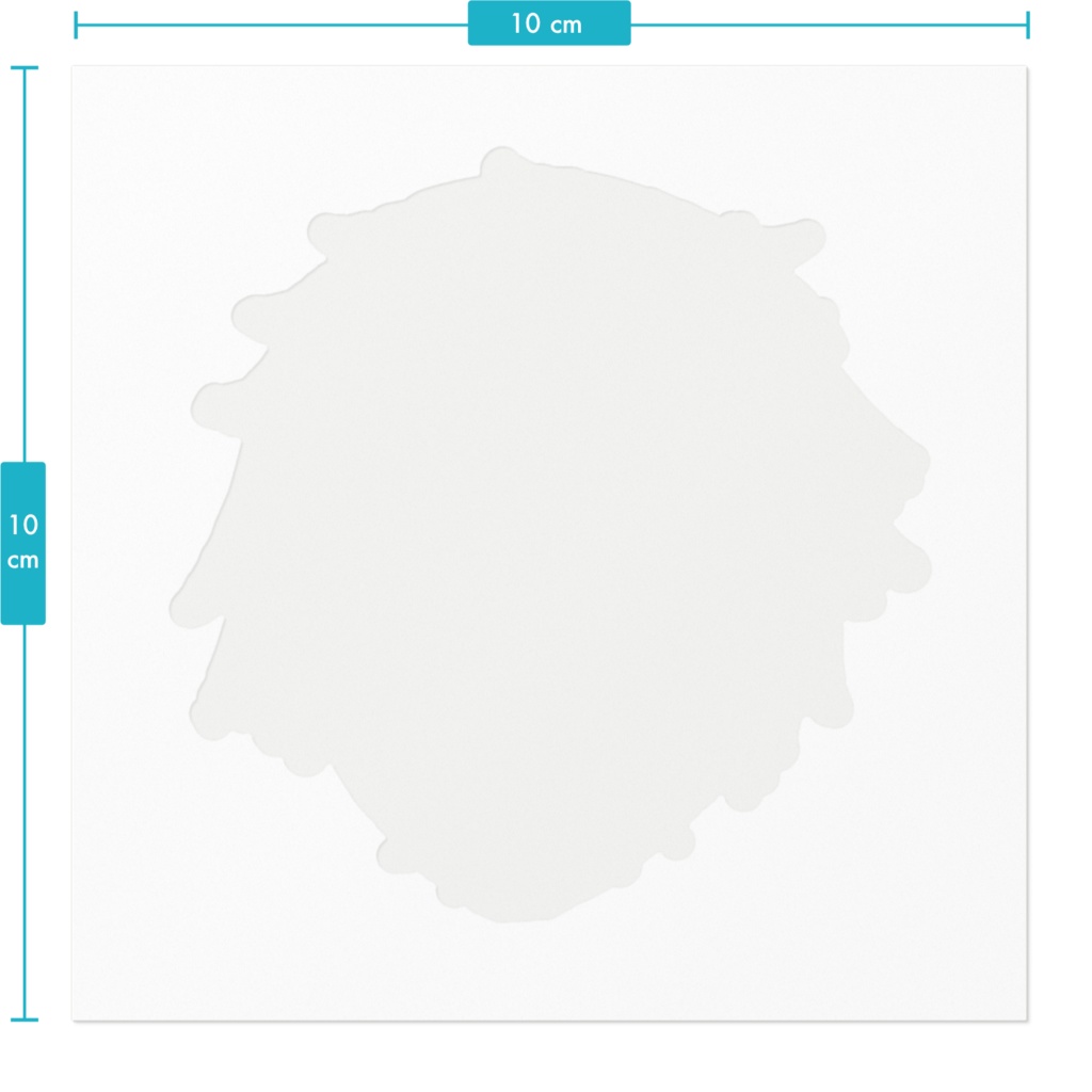 円寺生首ステッカー