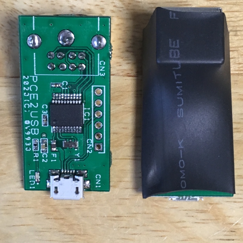 PC Engine mini Joystick変換 PCE2USB