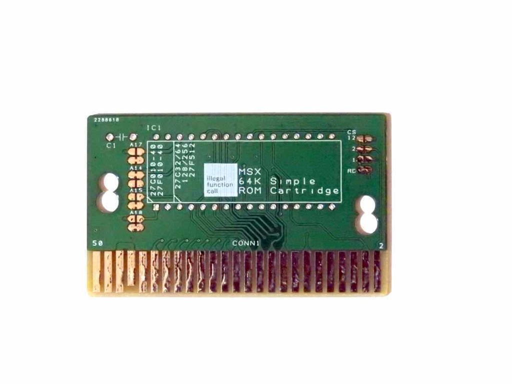 MSX用カートリッジ64K Simple ROM Cartridge