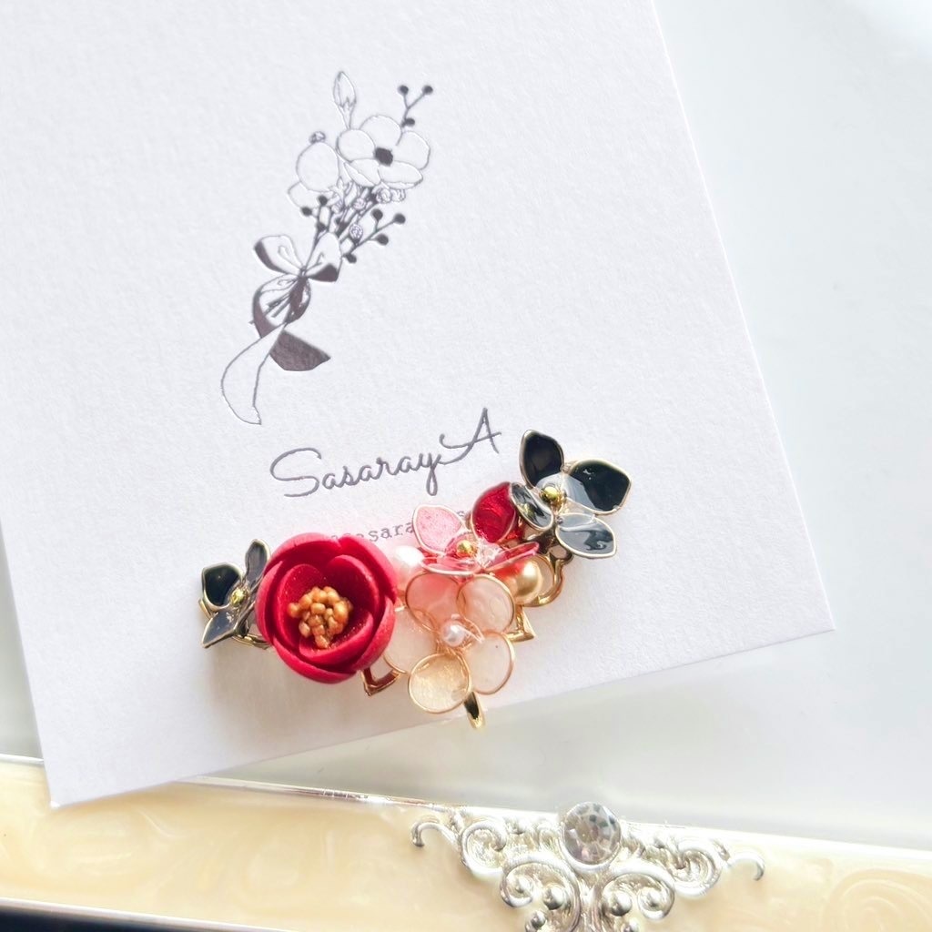 桜小路様コラボイヤーカフ【bouquet】加州清光　一文字則宗