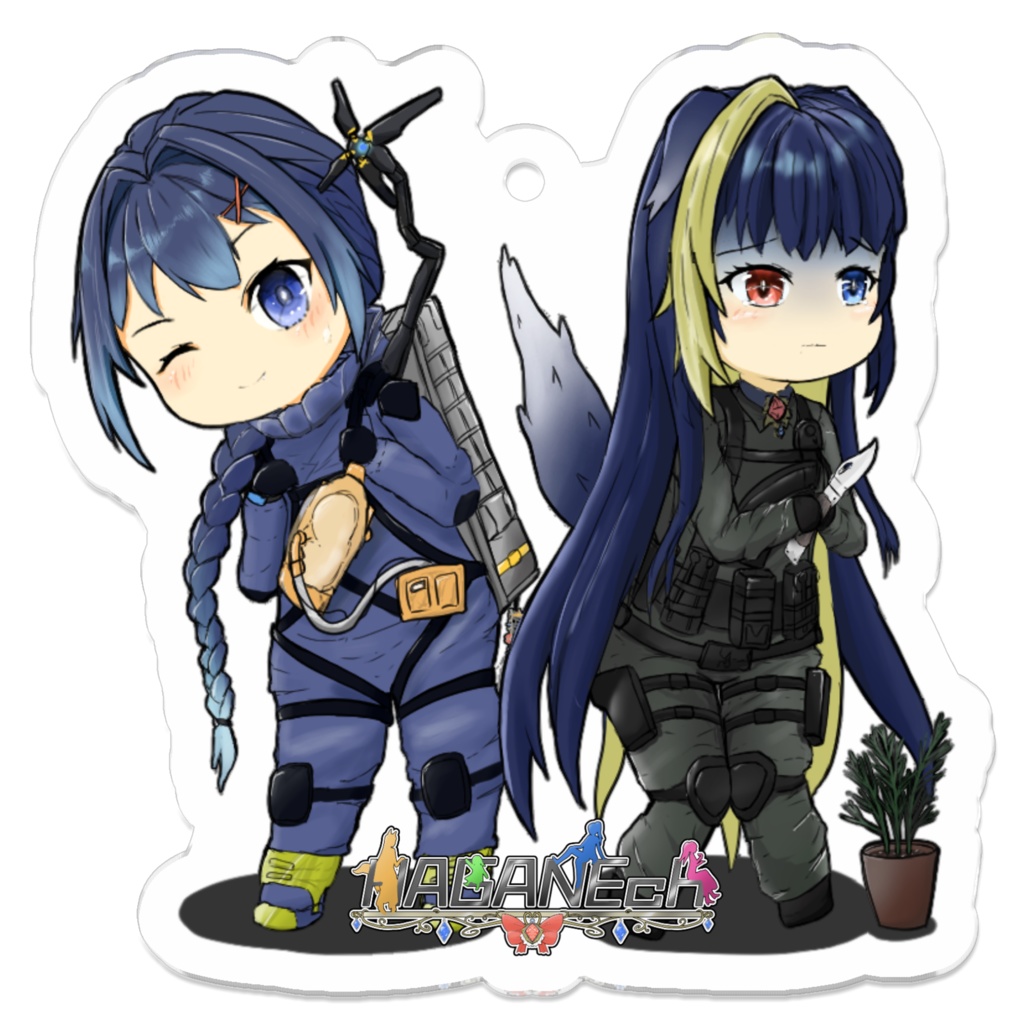 はがねちゃんメモリアルゲーム版・SDアクリルキーホルダー