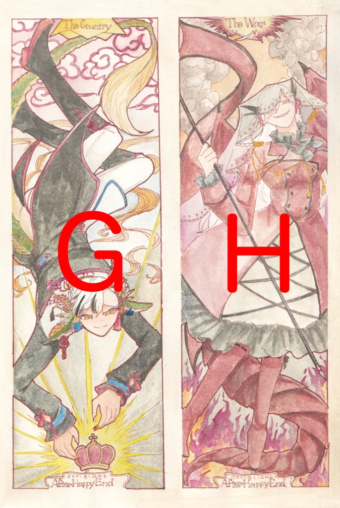 【受注生産】タロット風アクリルブロック