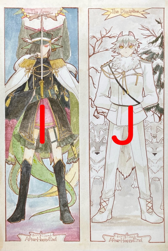 【受注生産】タロット風アクリルブロック