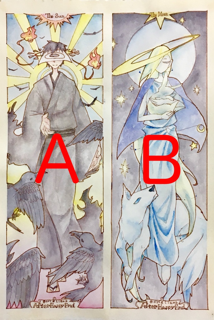 【受注生産】タロット風アクリルブロック