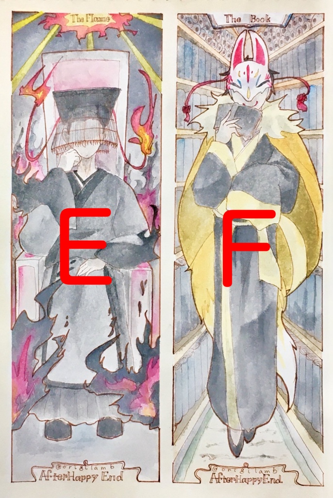 【受注生産】タロット風アクリルブロック