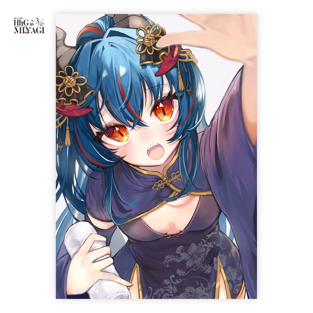 Suipro.ライバー複製原画　羽奏こはく（宮城）