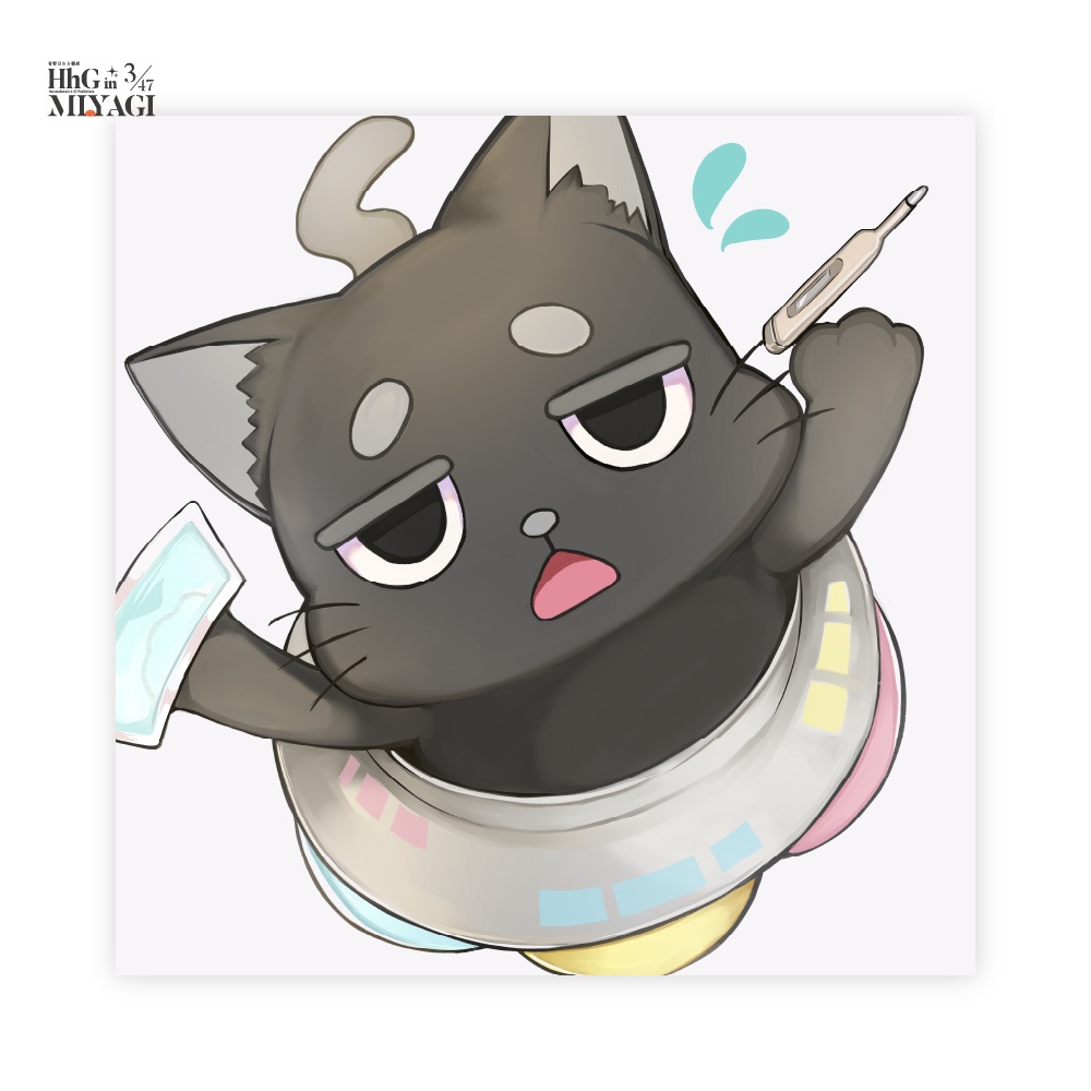 Suipro.ライバー複製原画　ねこたP（宮城）