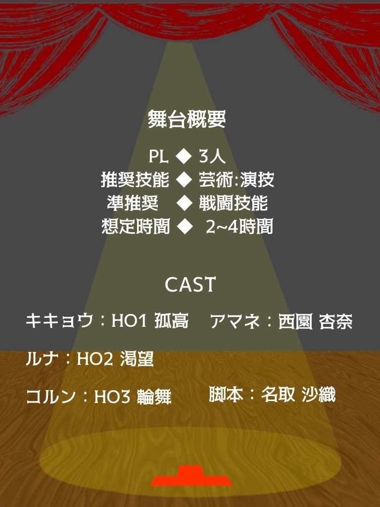 エモクロアTRPG「永遠のレヴュー」