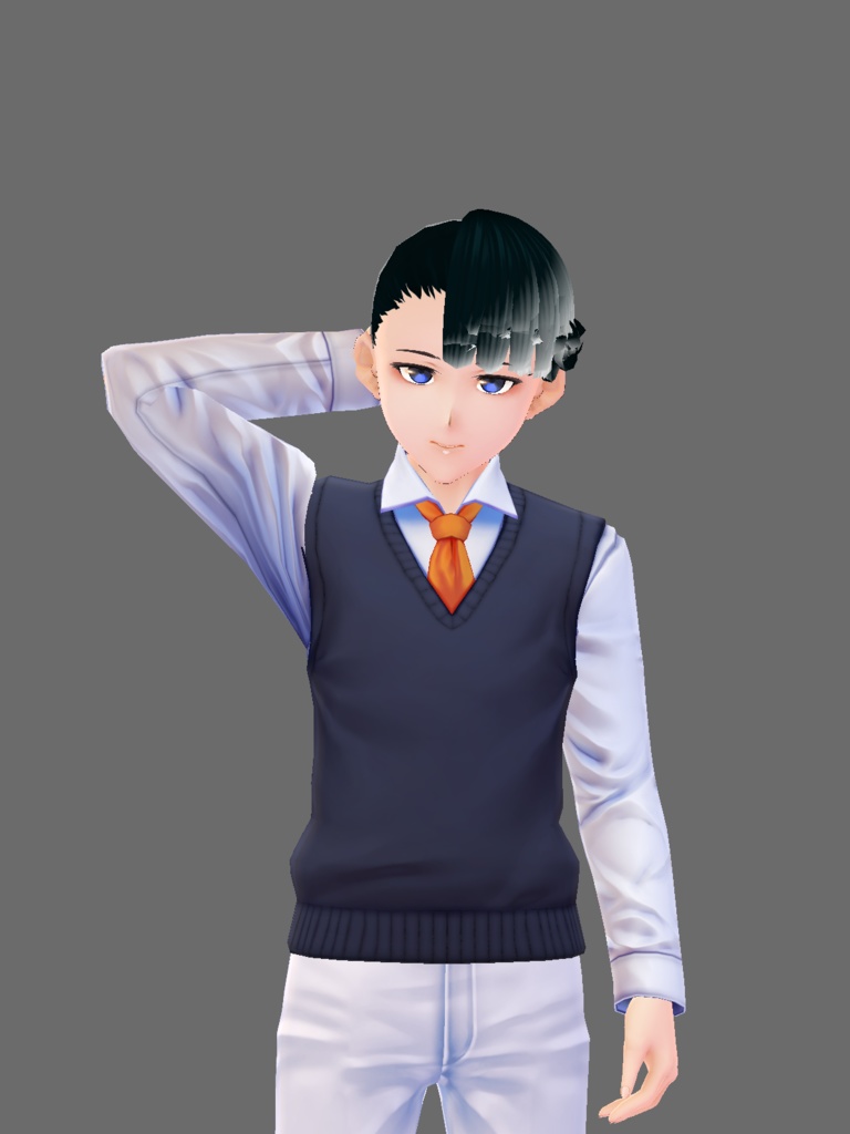 （無料）VRoid HUB キャラクター "Boy_RND"