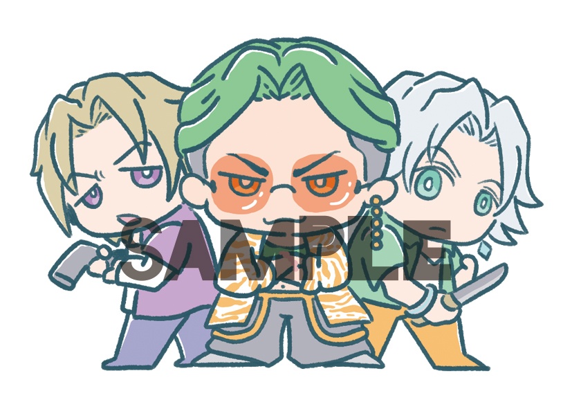 アクリルスタンド (ボールチェーン付)各500円