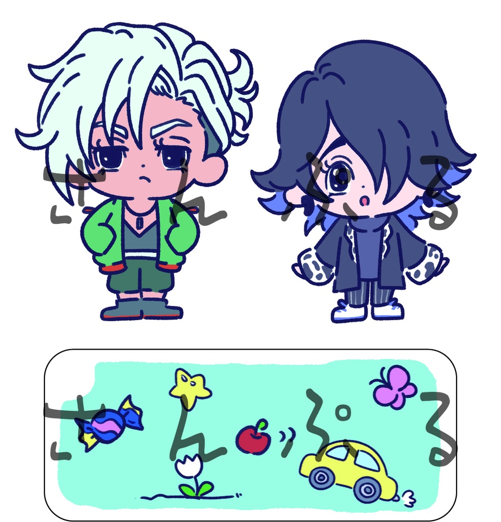 アクリルスタンド (台座・ボールチェーン付)各600円