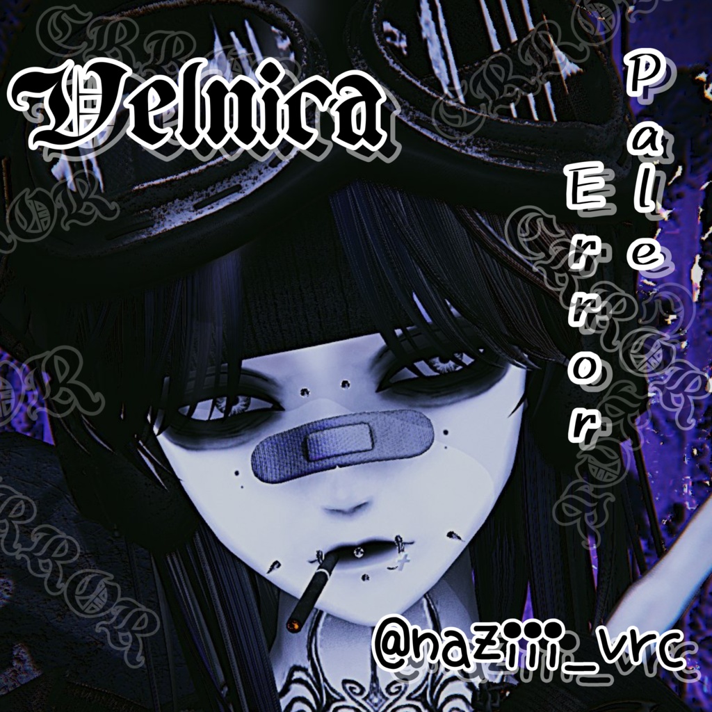 【22アバター対応】Pale Error EyeTexture