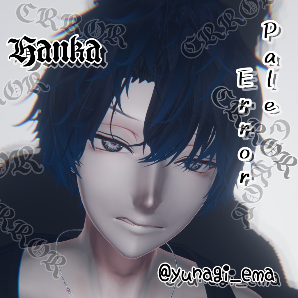 【20アバター対応】Pale Error EyeTexture