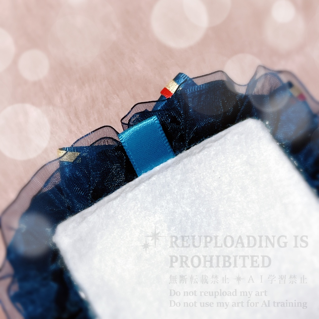 衣装イメージ硬質ケース(1) ネイビー×ゴールド×レッド