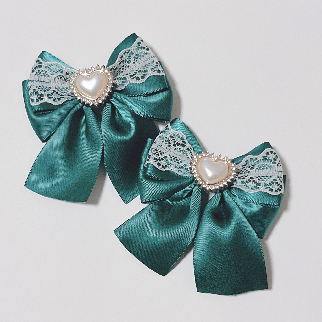 オリジナル レース×ヘアメリボン (クリップタイプ)(全7種)