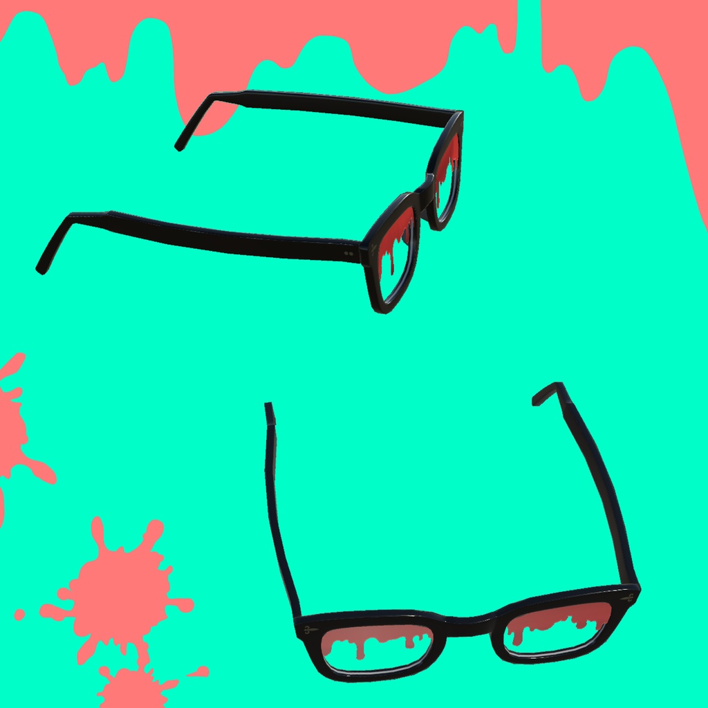 【3Dモデル】BloodyGlasses