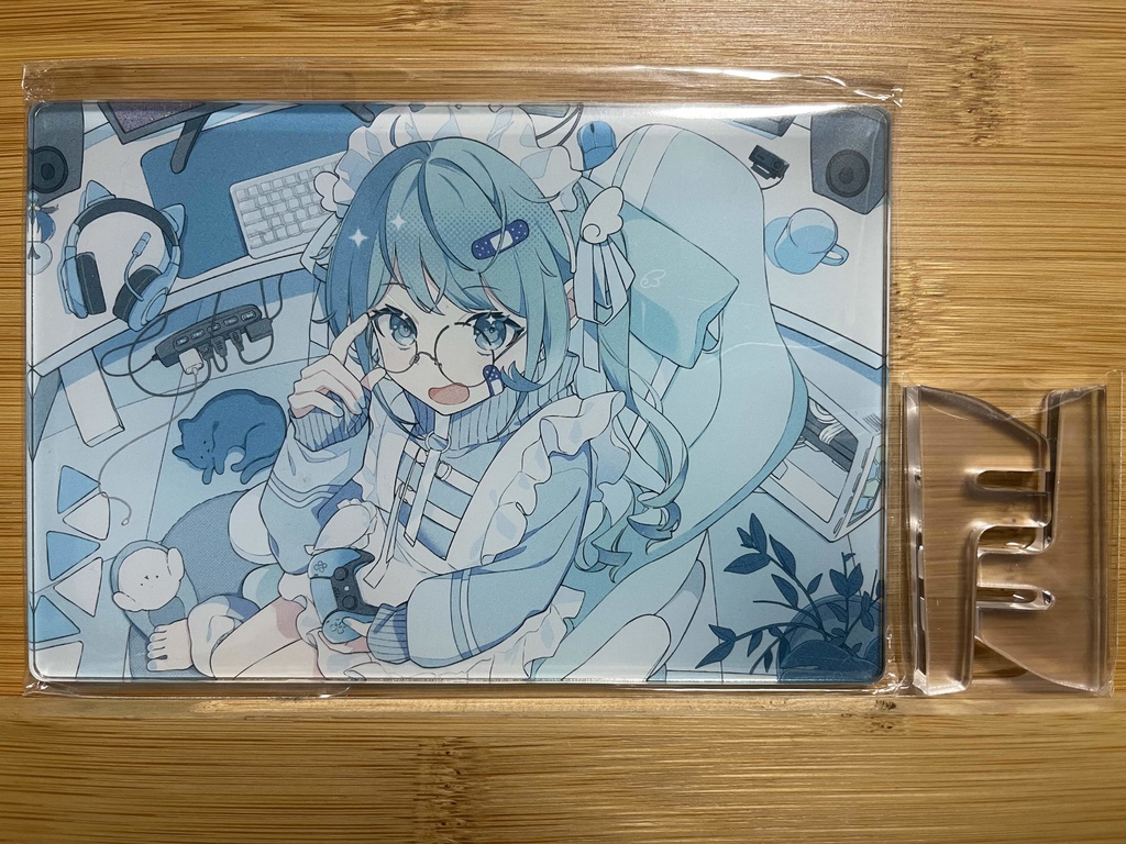 【C105】おむたつ ポストカードサイズアクリルボード