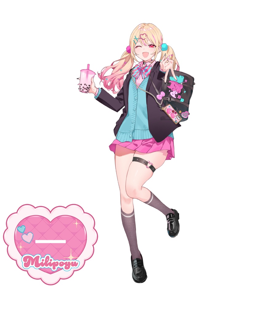 【受注生産】#コンパス みりぽゆ BIGアクリルスタンド