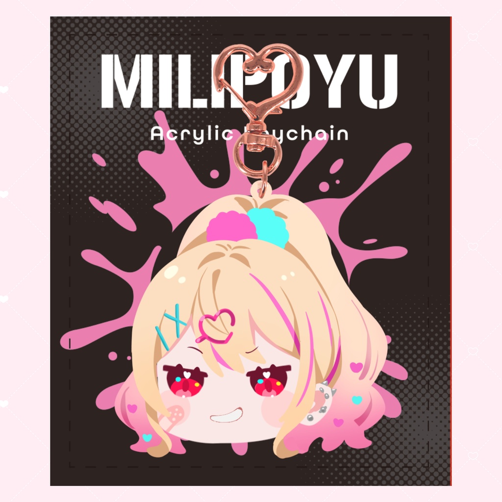 【受注生産】#コンパス みりぽゆ アクリルキーホルダー