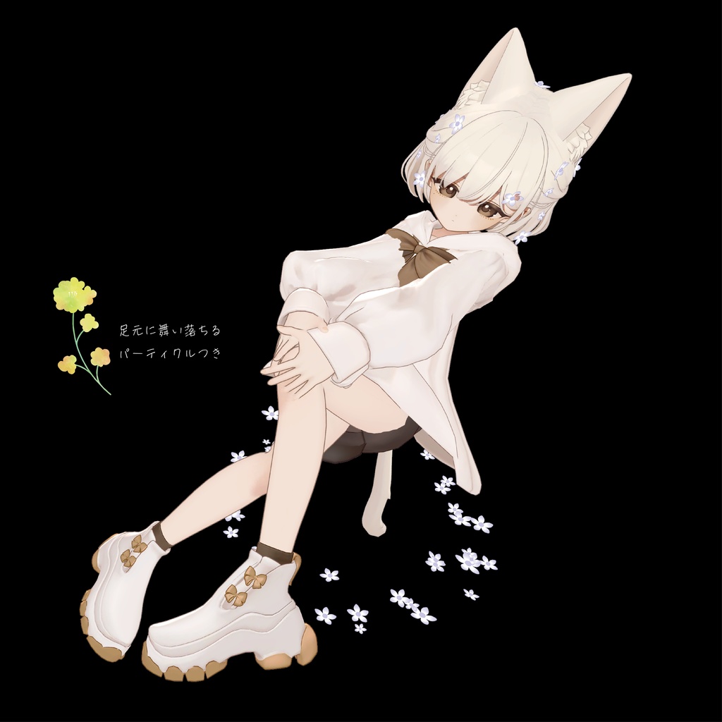 (しらつめ・shiratumeデフォルトヘア専用)little flower hair accessories