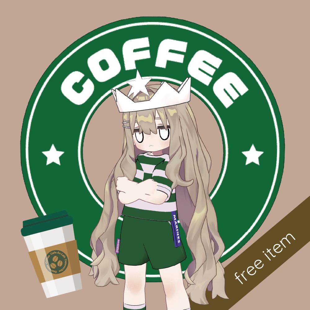 (free)コーヒーショップなりきりアイテム