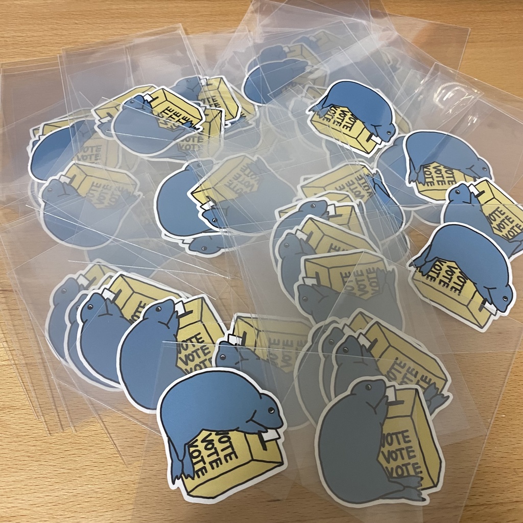 アザラシ 投票に行こう