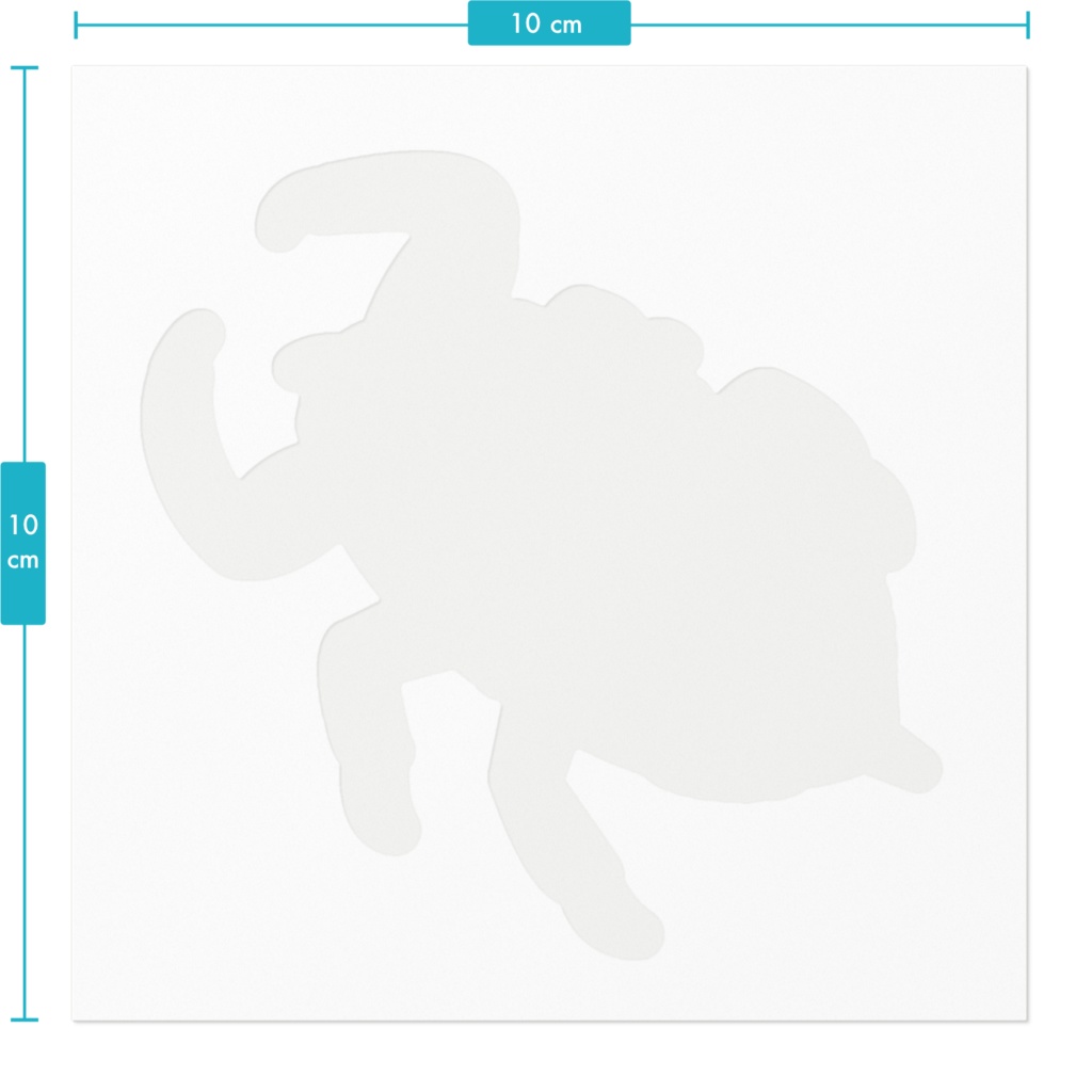 ゲンゴロウさんと仲良くなってしまったタガメさんステッカー
