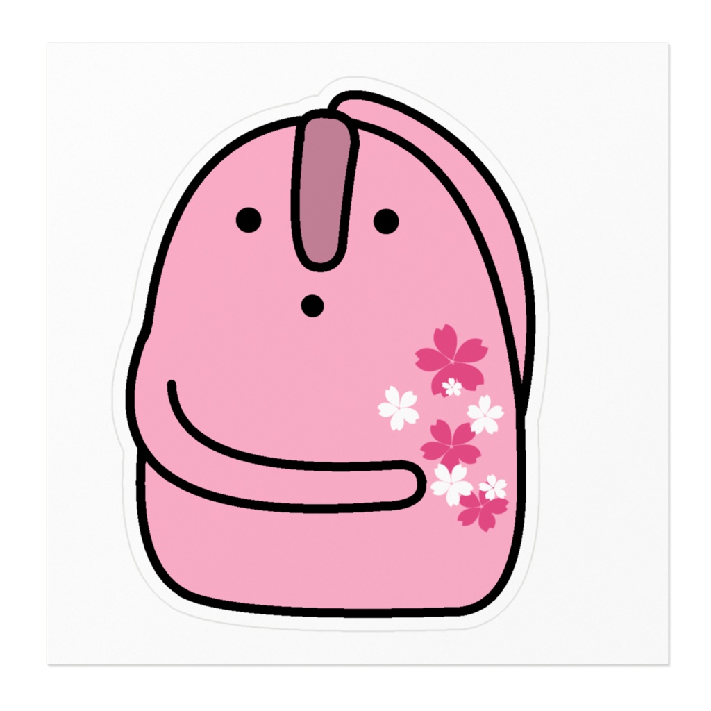 さくらはにわステッカー