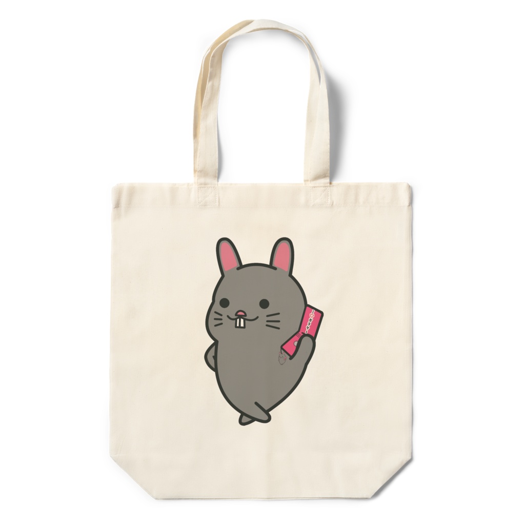 ガラケーうさぎエコバッグ