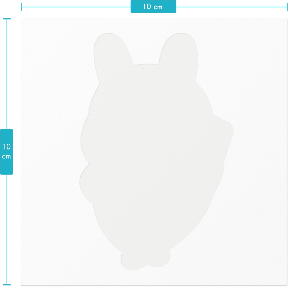 ガラケーうさぎステッカー