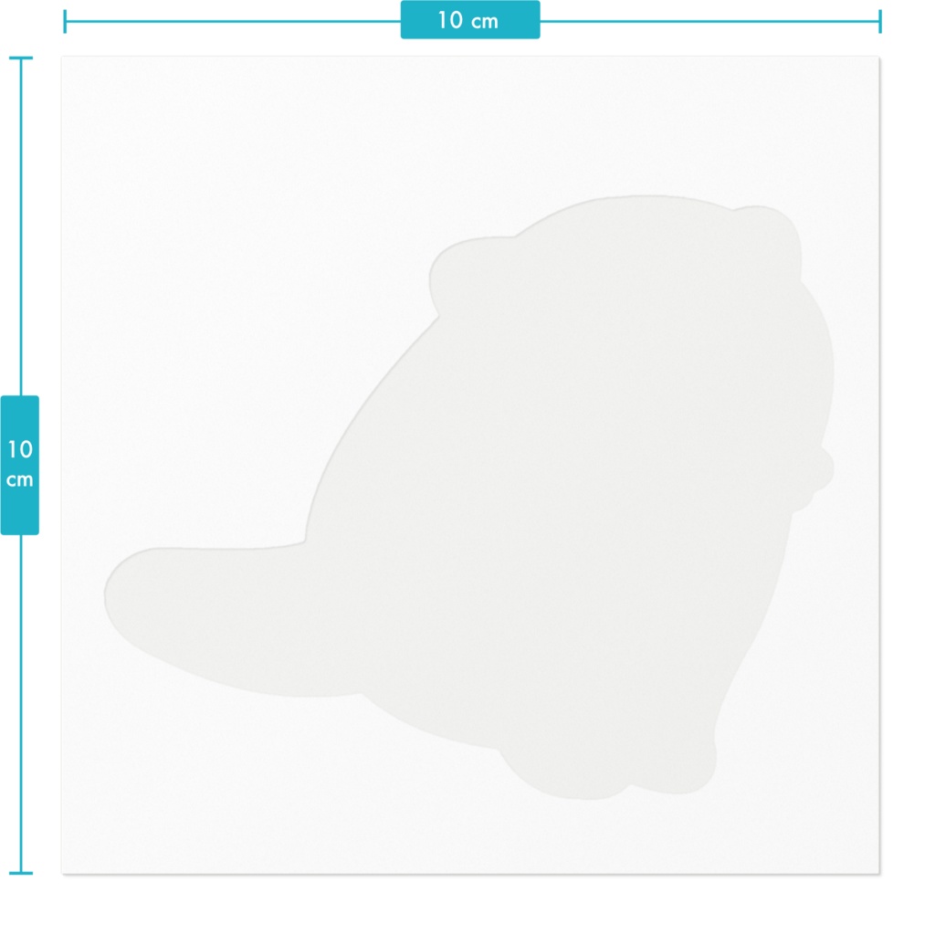 マヌルネコさんがマヌルパンを咥えてやってきたステッカー