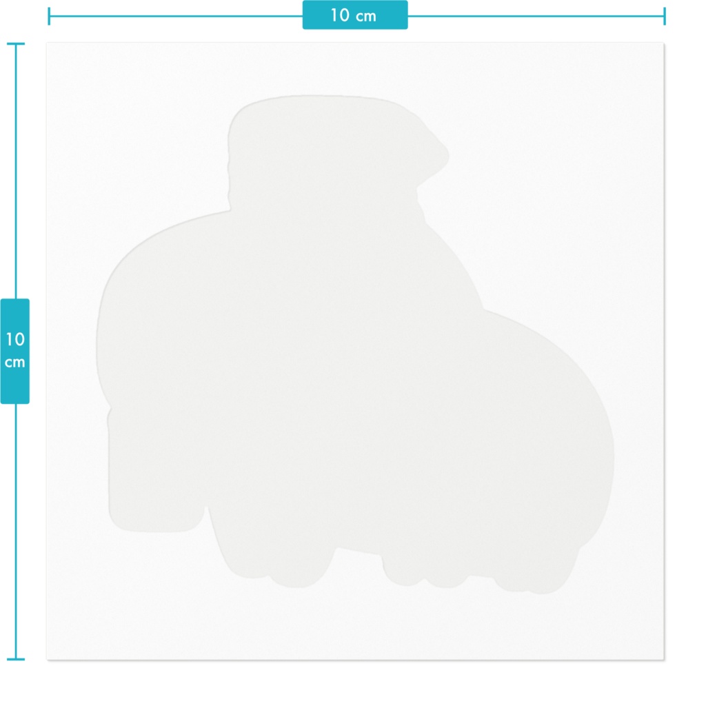 カピバラ親子が入浴剤を持ってやって来たステッカー