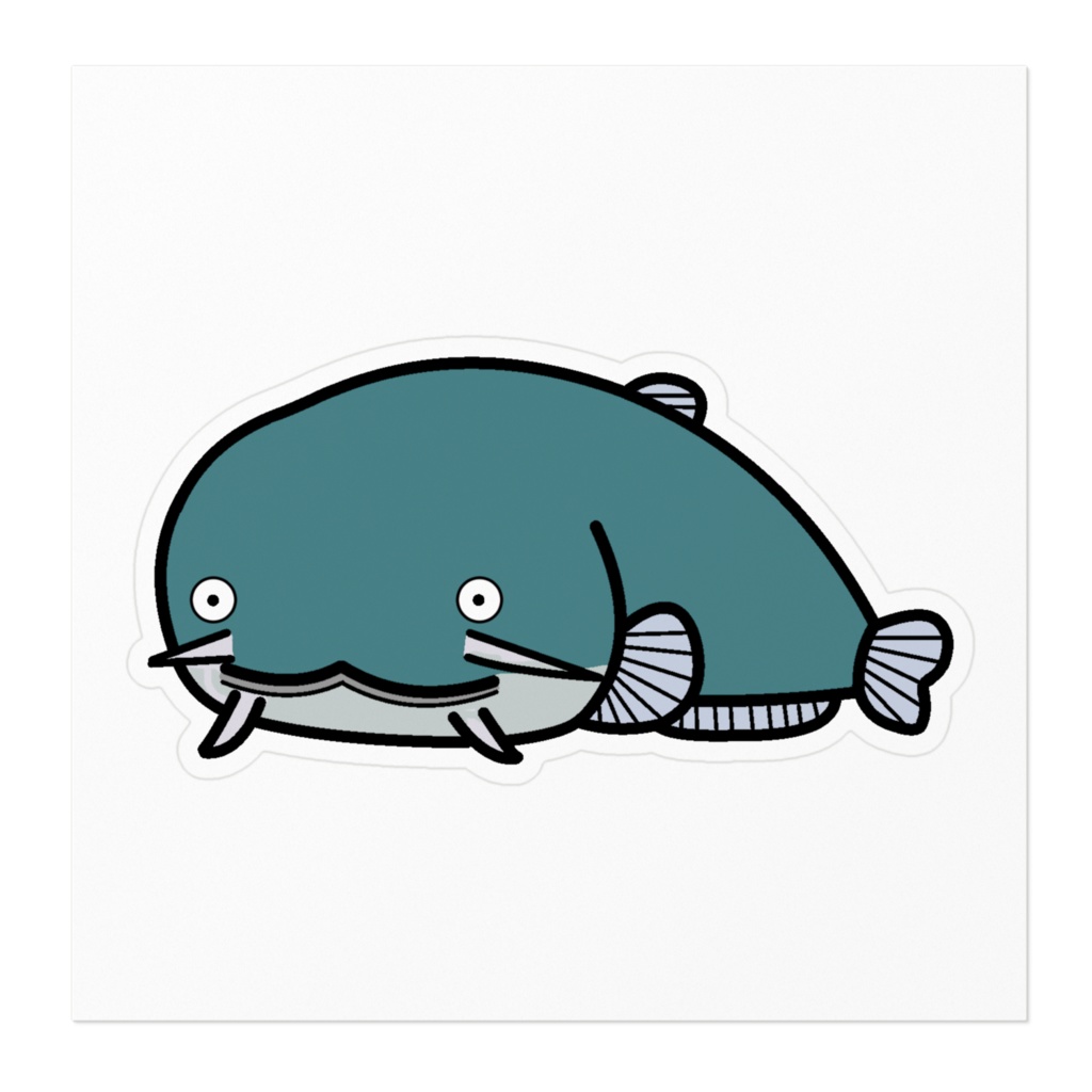 琵琶湖の主なビワコオオナマズさんステッカー