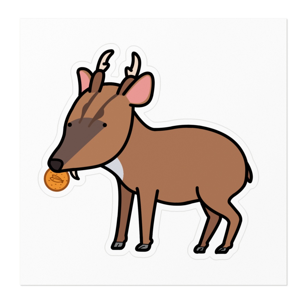 八丈島にやって来てしまったキョンさんステッカー