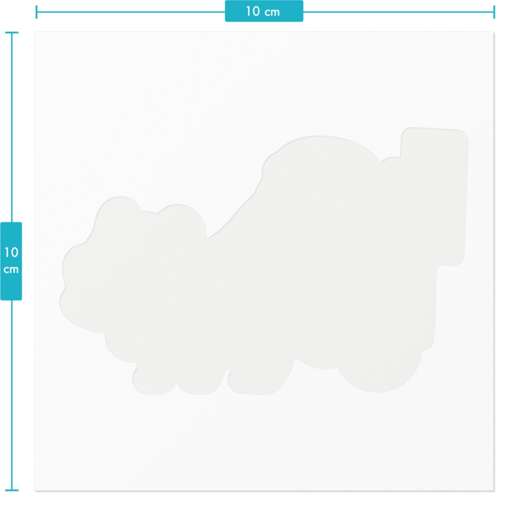 べことら牛車に乗ってしまったサンタハシビロコウさん2022ステッカー