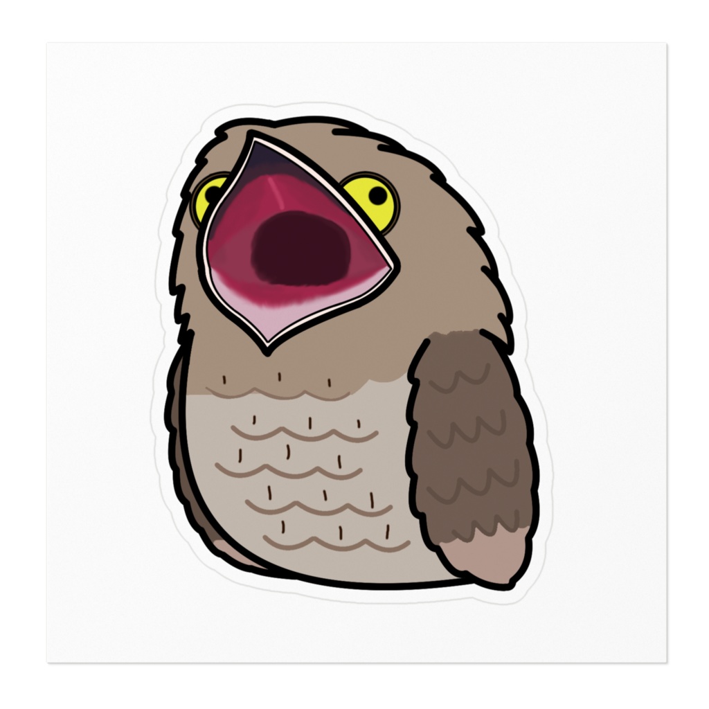 コミックが過ぎるタチヨタカさんステッカー