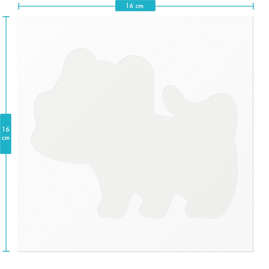張り子界の大スターな張子のトラさんステッカー