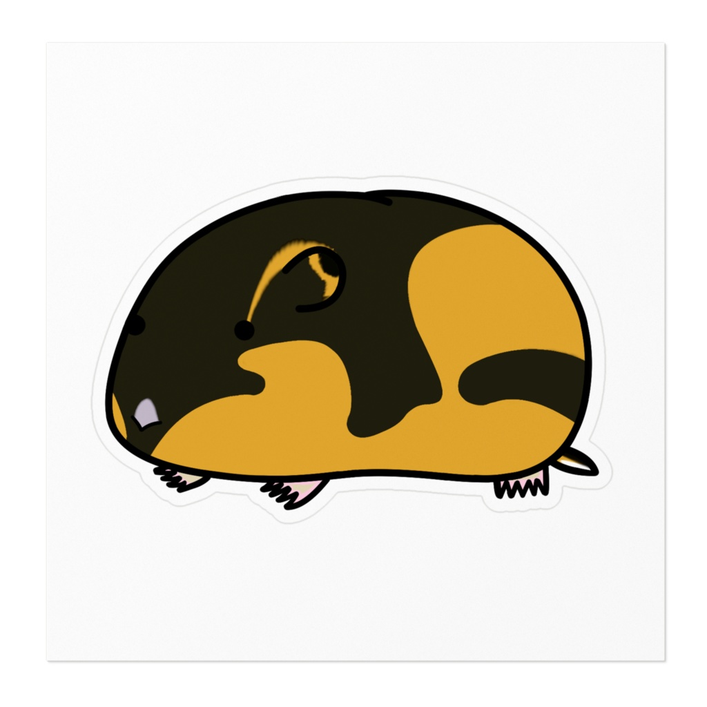 命が大切なノルウェーレミングさんステッカー