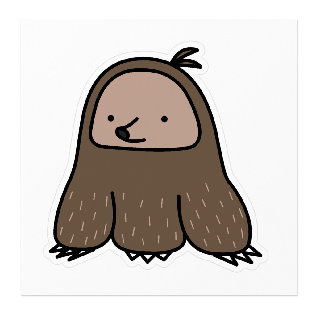 アマビエみたいなアマビコさんステッカー