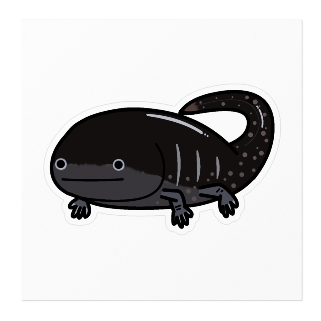 大人になってしまったウーパールーパーさんステッカー